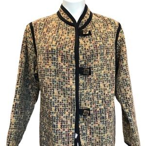 Unbranded Women’s Boucle Tweed Jacket Blazer
